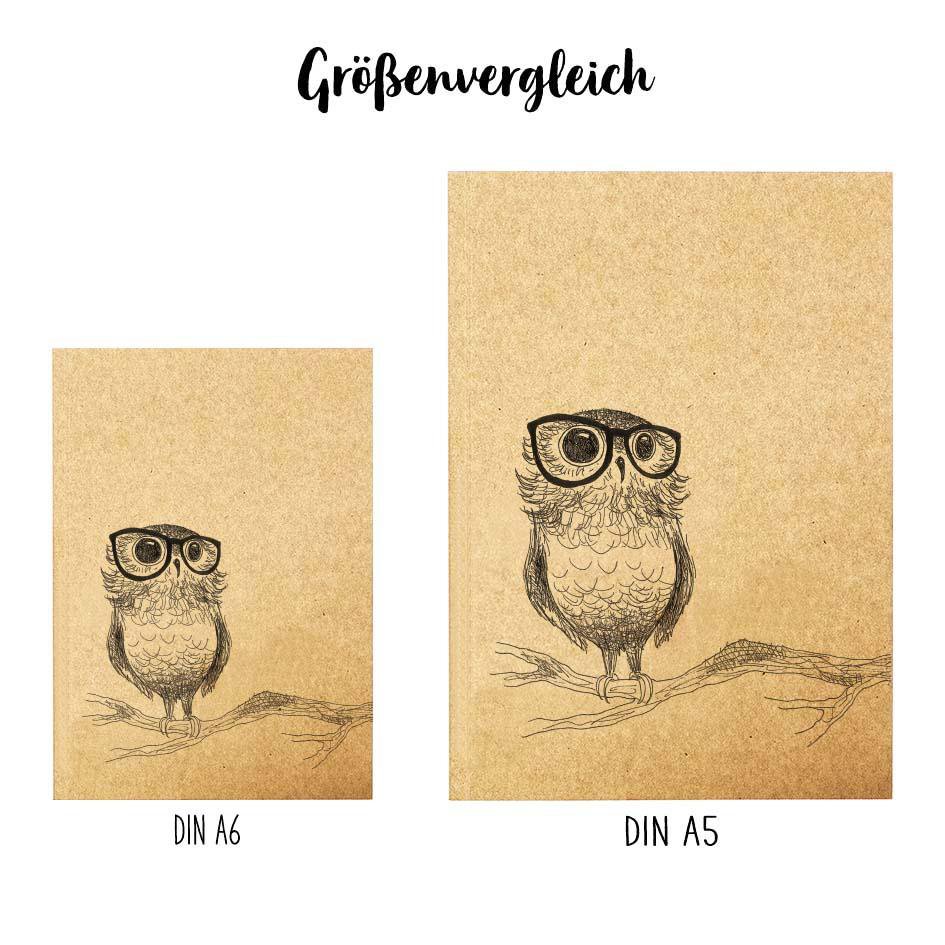 Notizbuch - Brilleneule