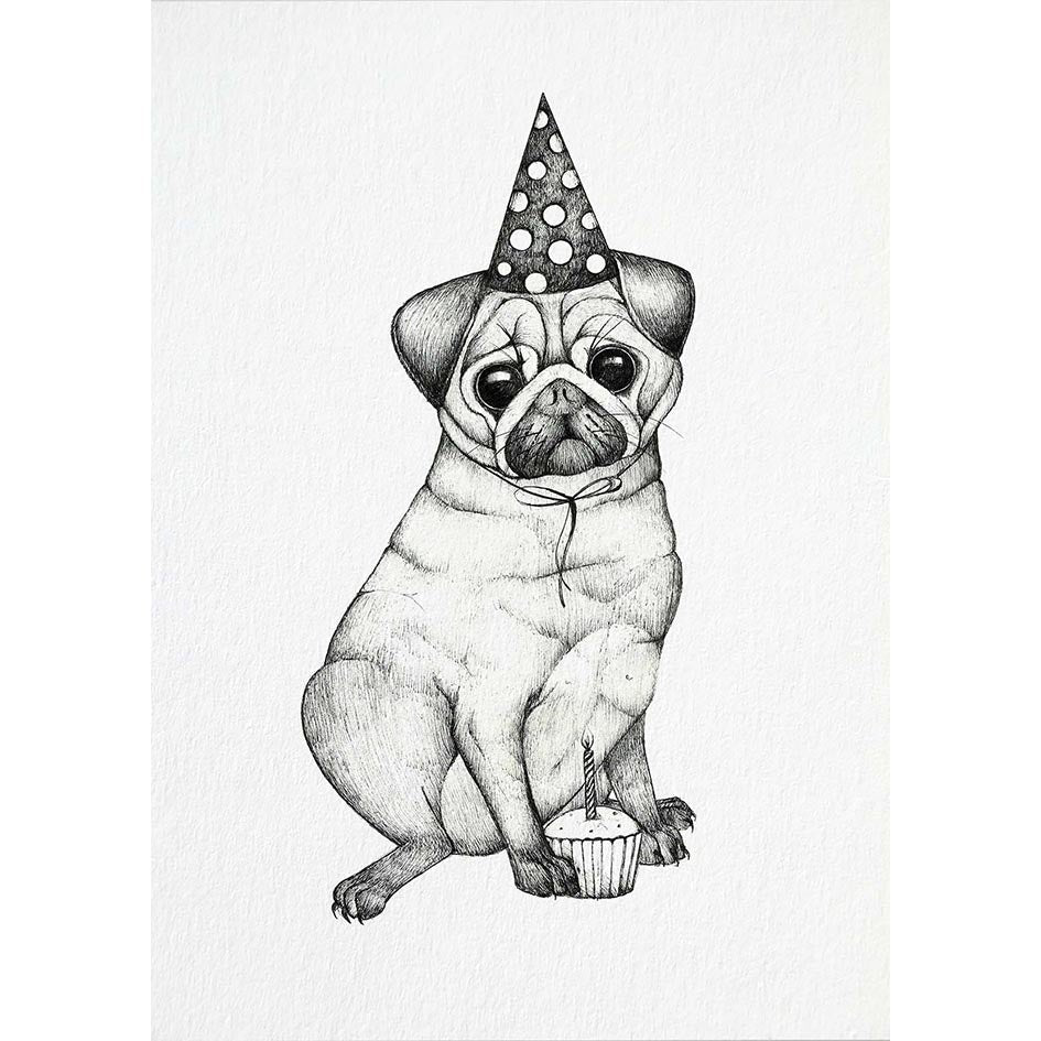 Postkarten – 5er-Set – Geburtstag
