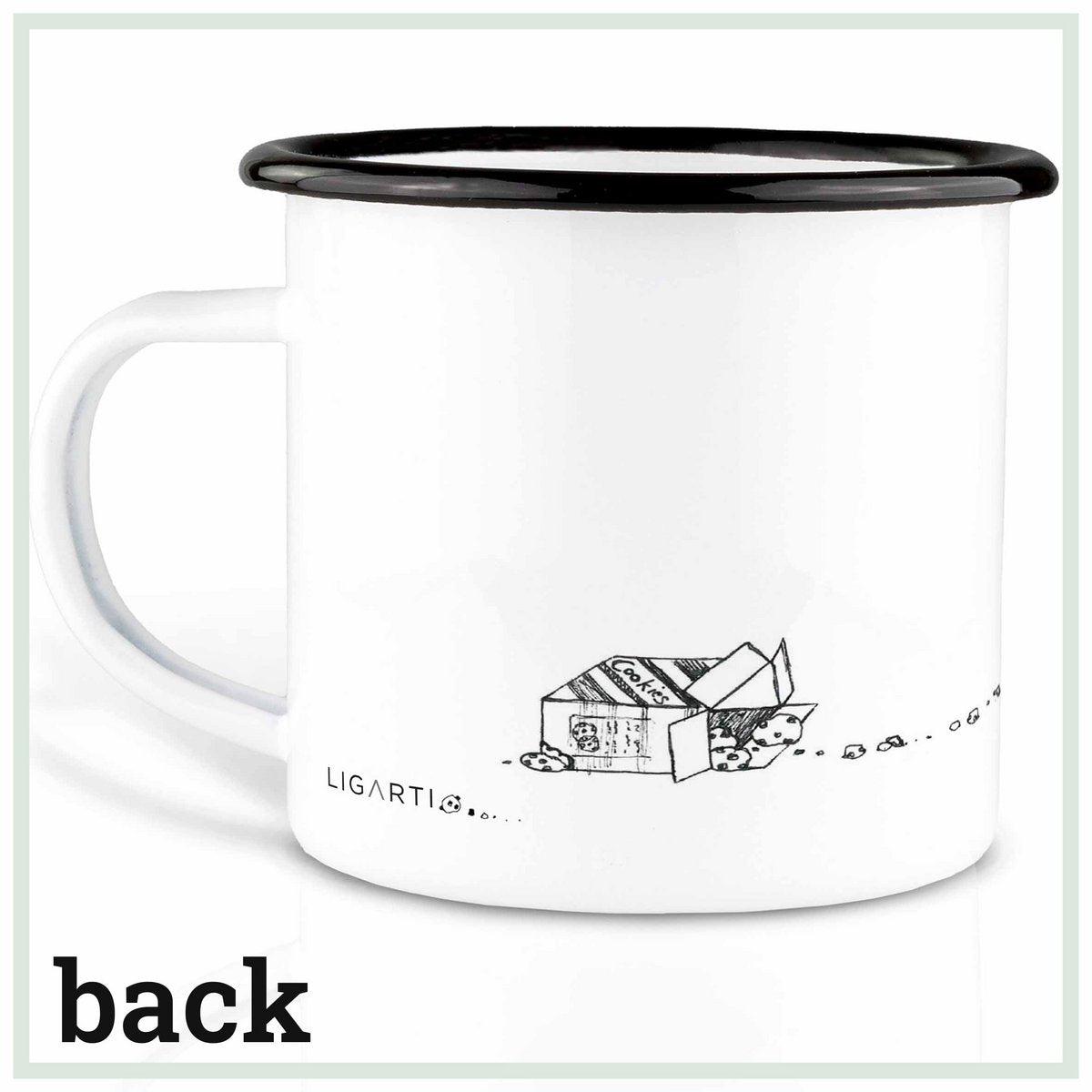 Emaille Tasse – Lori