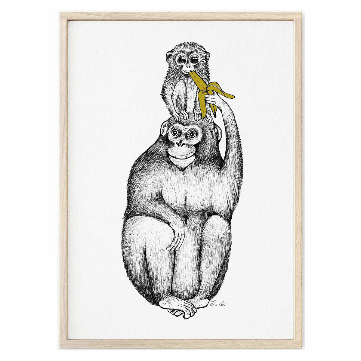 Kunstdruck - Papabanana