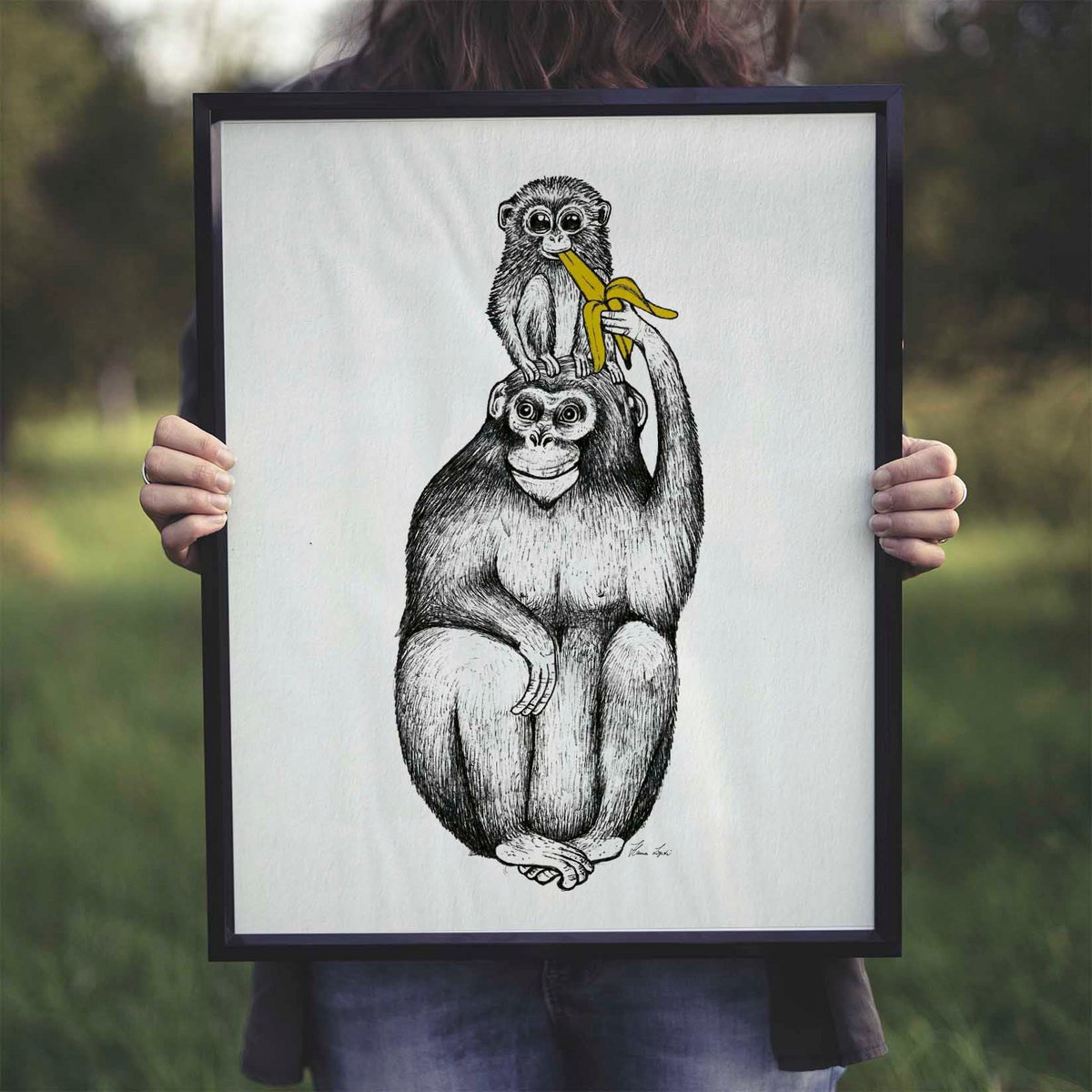 Kunstdruck - Papabanana