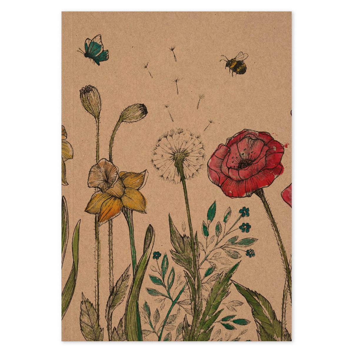 Notizbuch - Blumenwiese