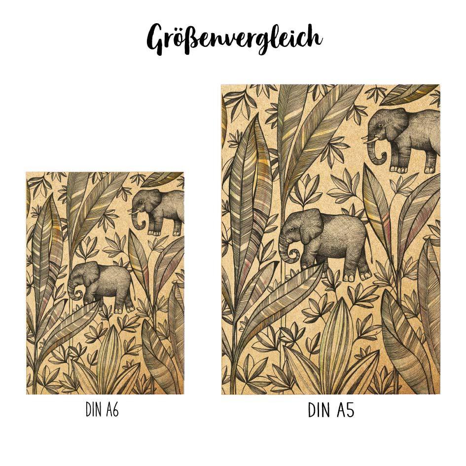 Notizbuch - Elefanten