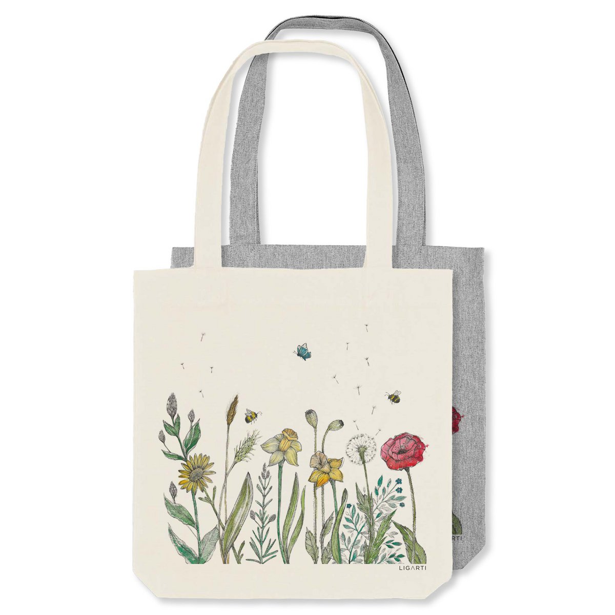 Jutebeutel – Blumenwiese