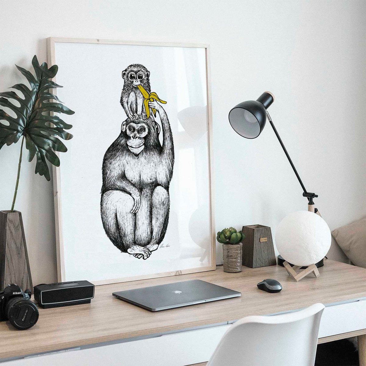 Kunstdruck - Papabanana