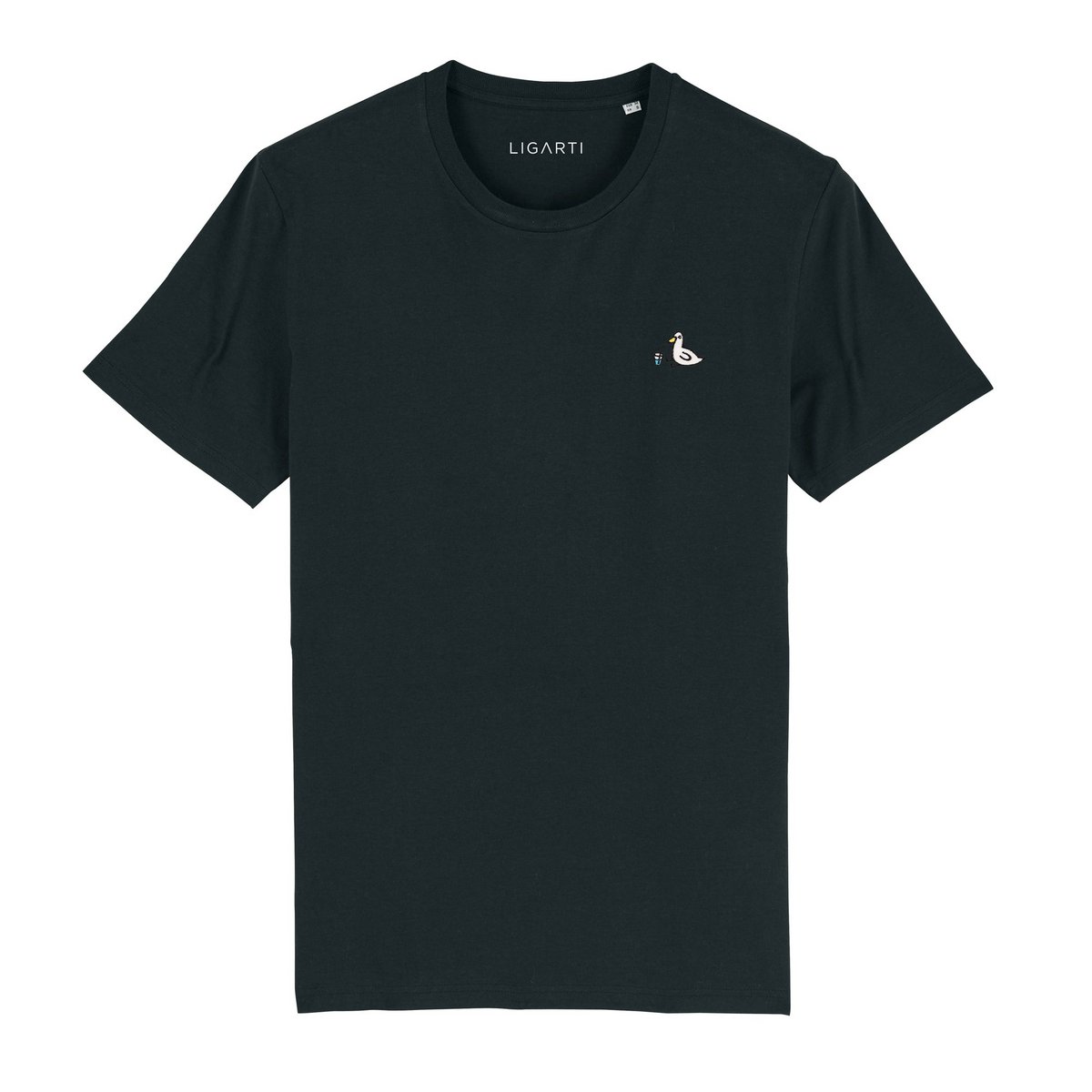 Besticktes T-Shirt – Piet die Ente