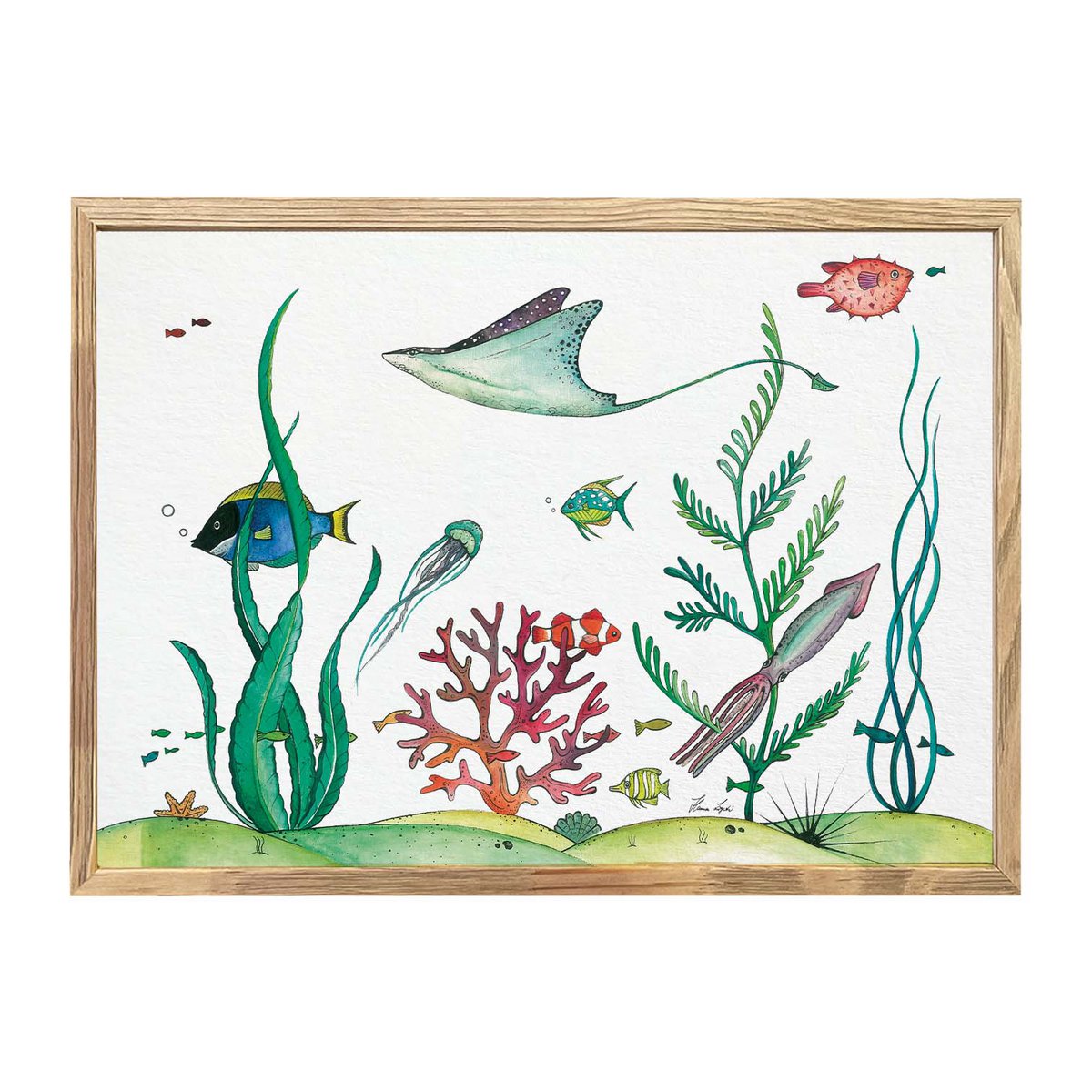 Kunstdruck - Unterwasserwelt