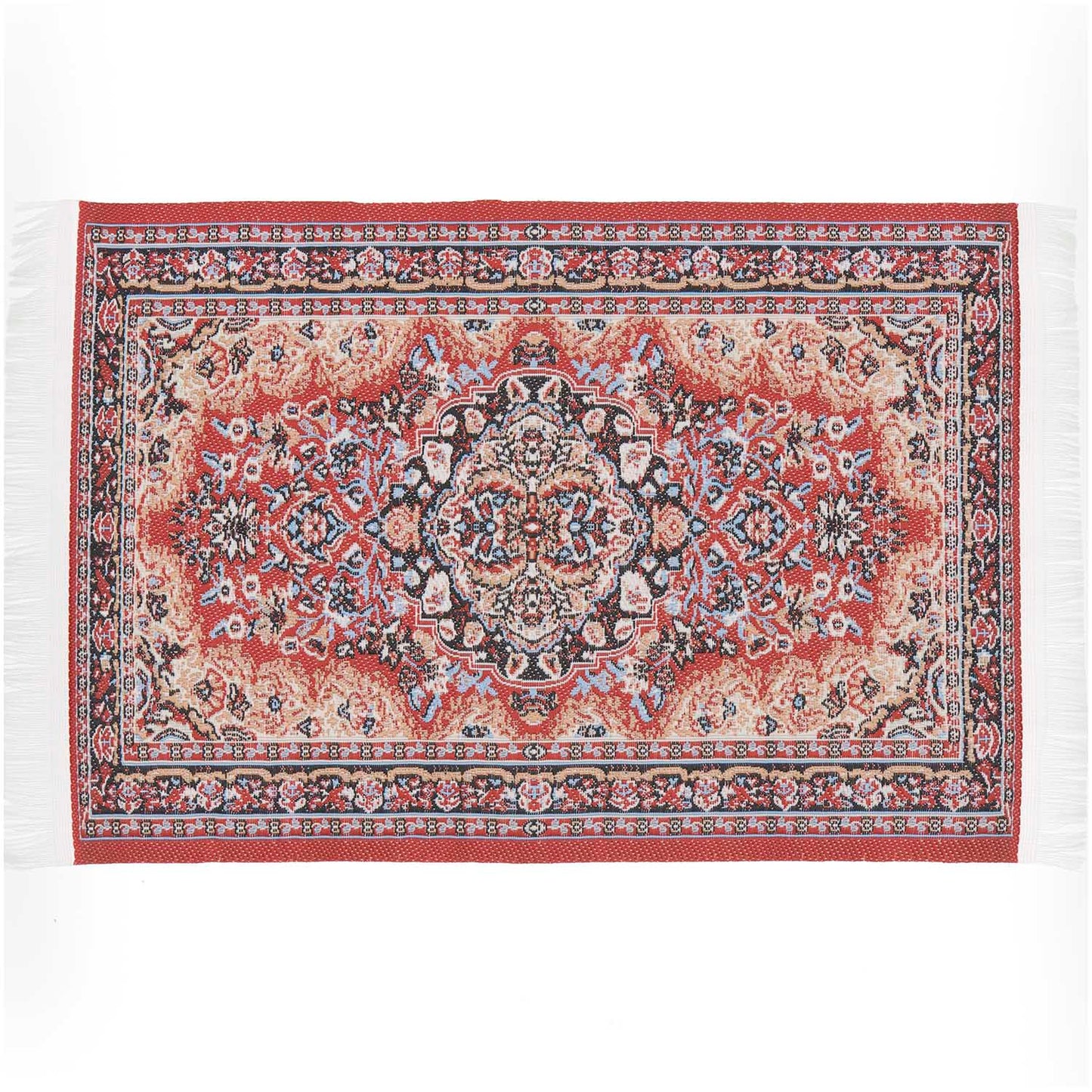 Miniatur Teppich rot