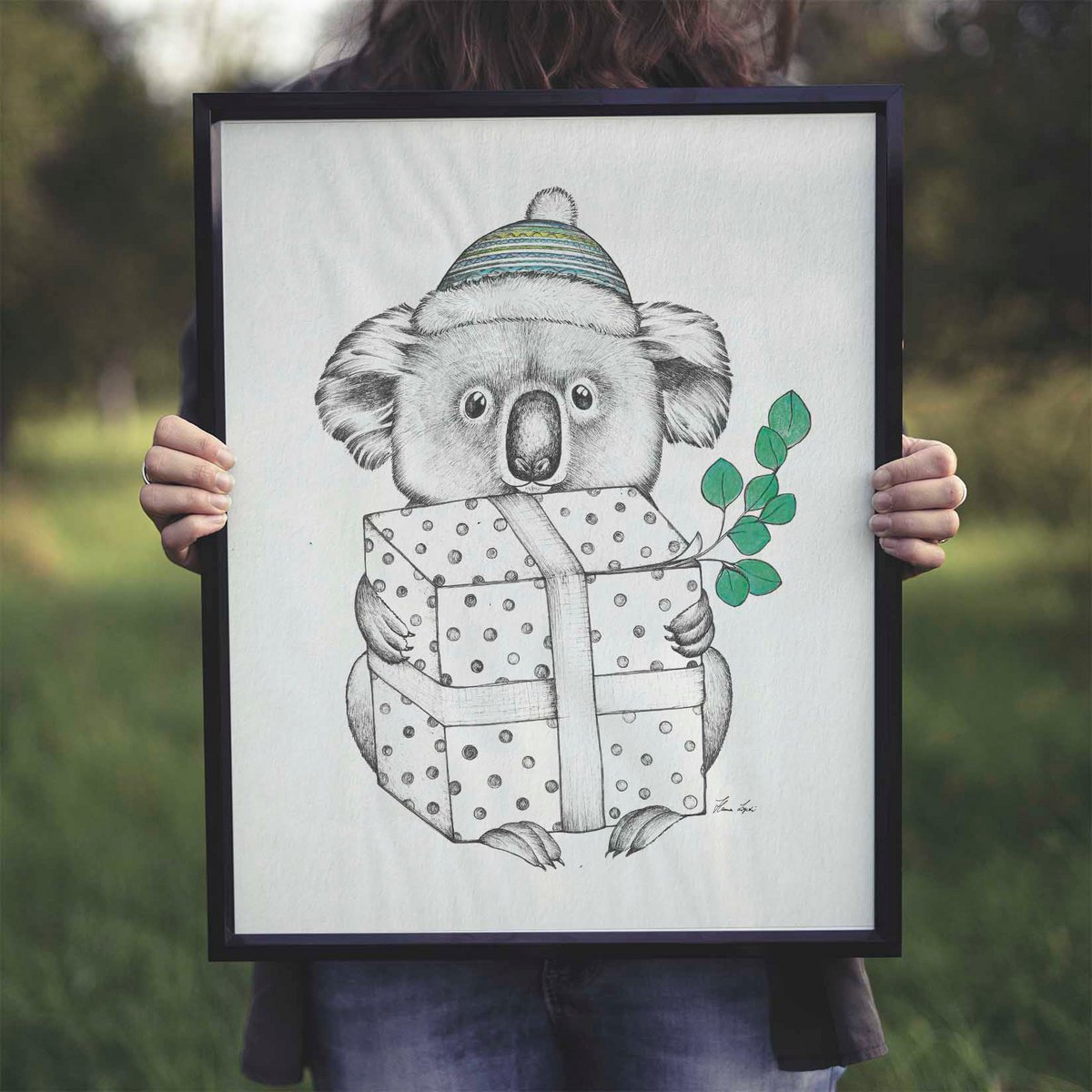 Kunstdruck - Koala