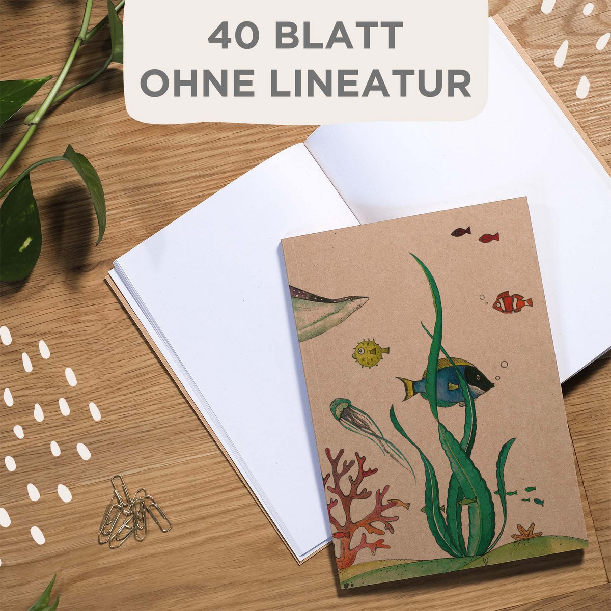 Notizbuch - Unterwasserwelt