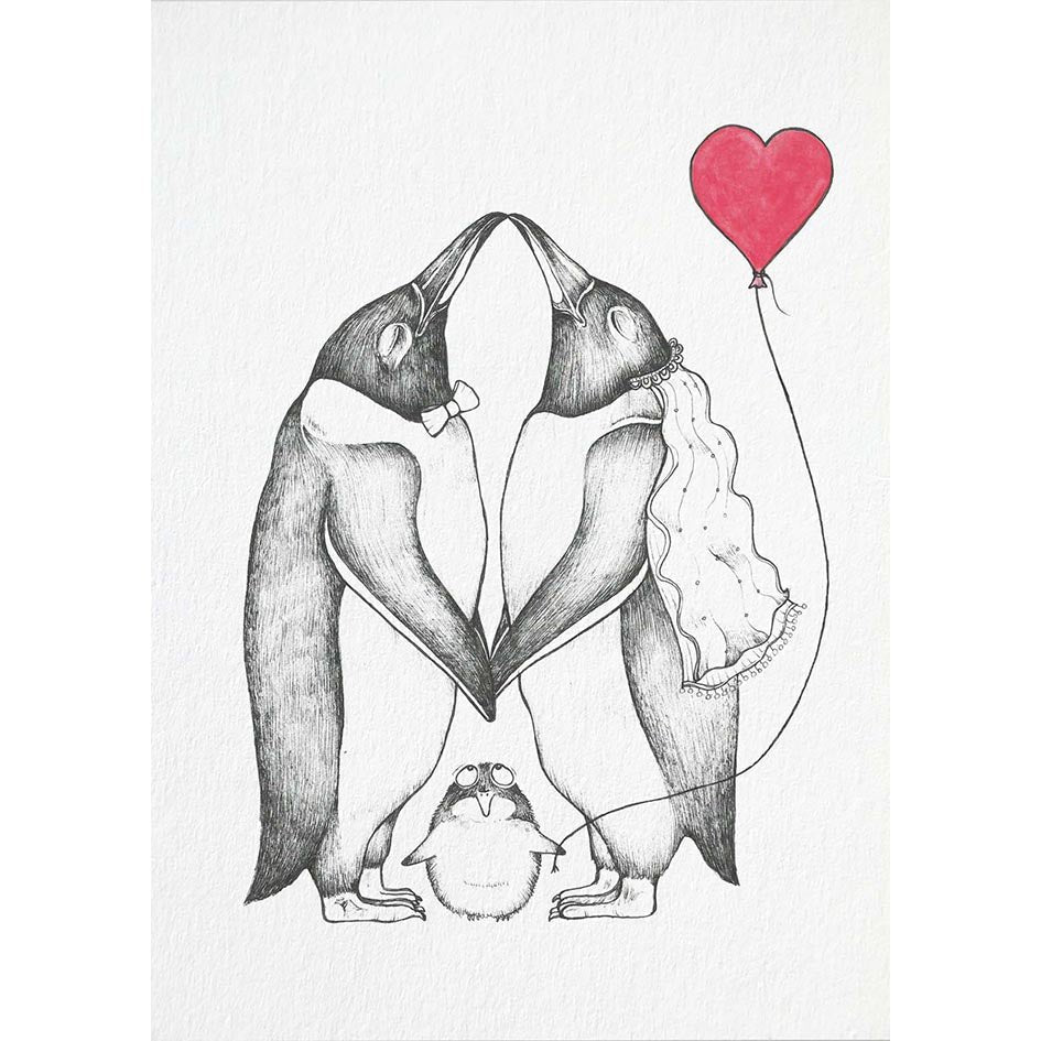 Postkarten – 5er-Set – Liebe