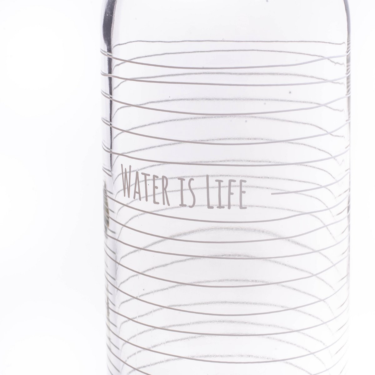 WATER IS LIFE 0,7 l Glasflasche