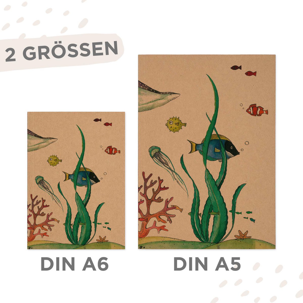 Notizbuch - Unterwasserwelt