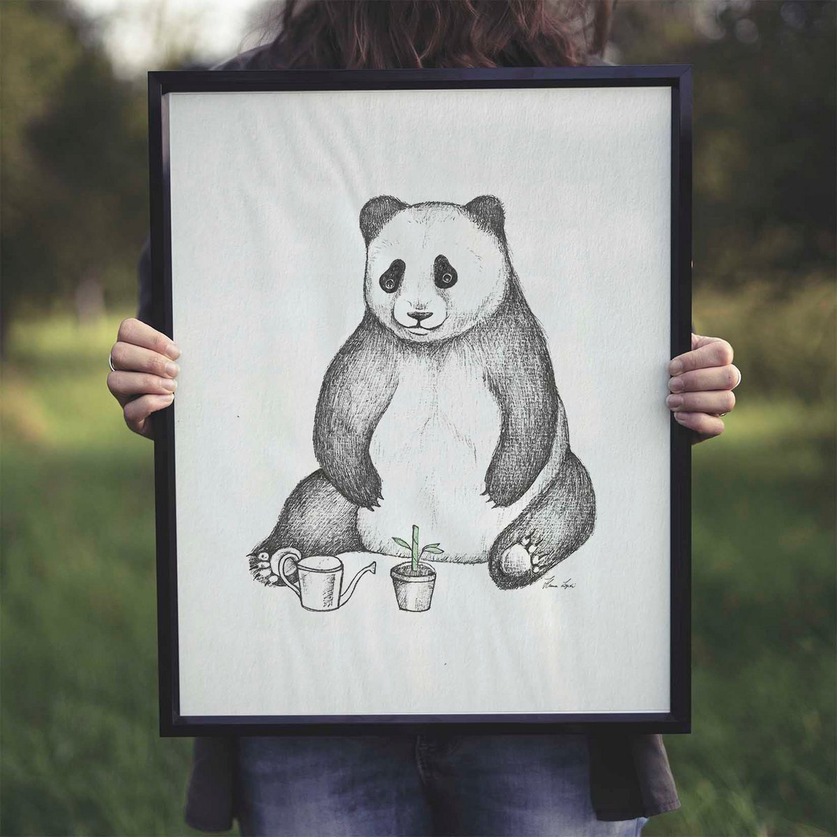 Kunstdruck - Panda