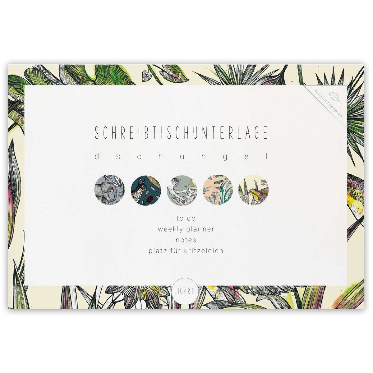 Schreibtischunterlage – Dschungel