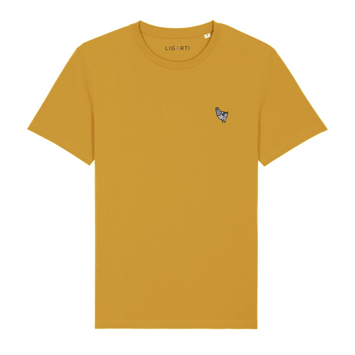 Besticktes T-Shirt – Claude die Taube