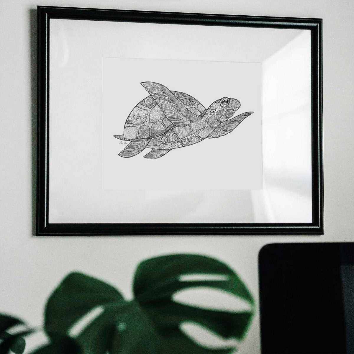 Kunstdruck - Schildkröte