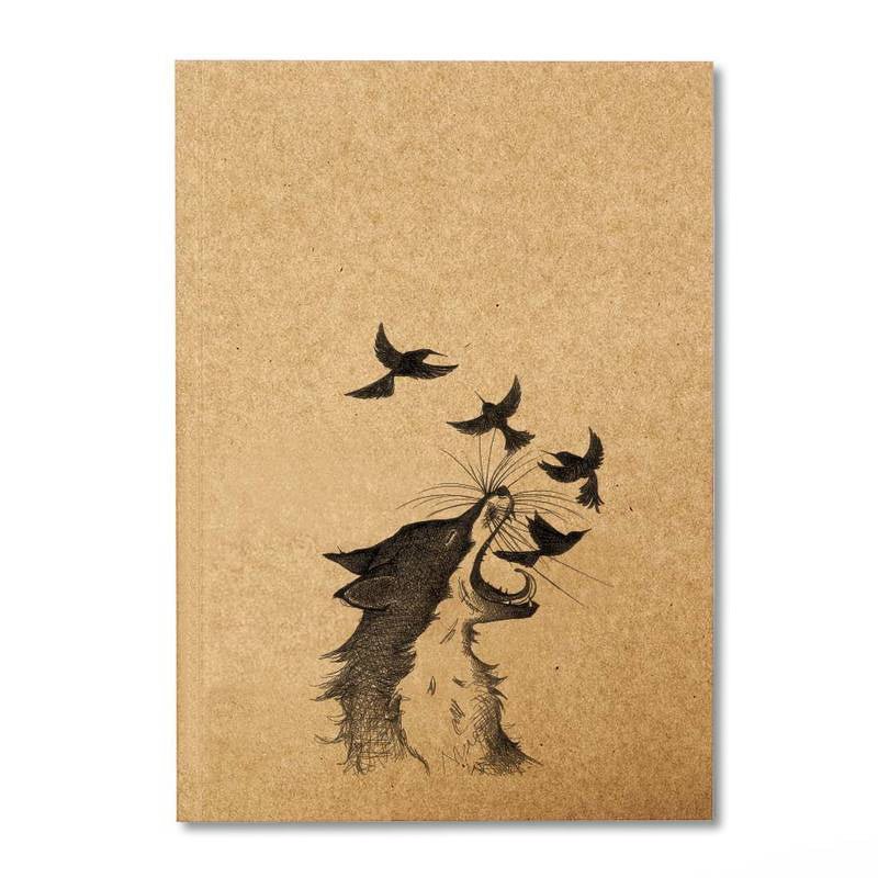 Notizbuch - Fuchs & Vögel