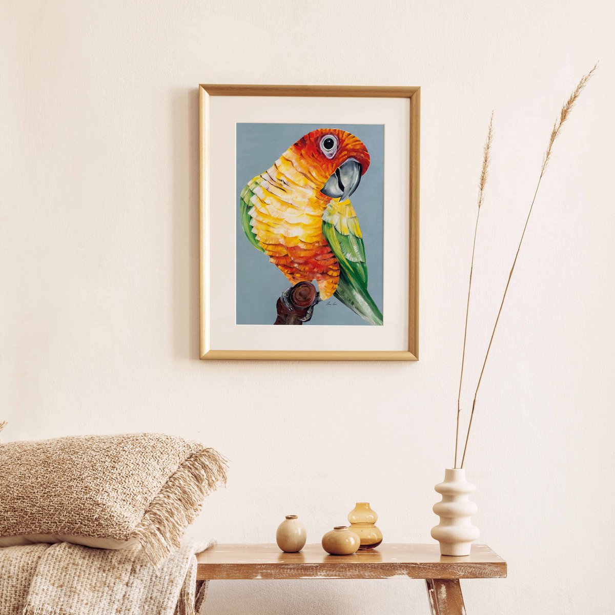 Kunstdruck - Sonnensittich
