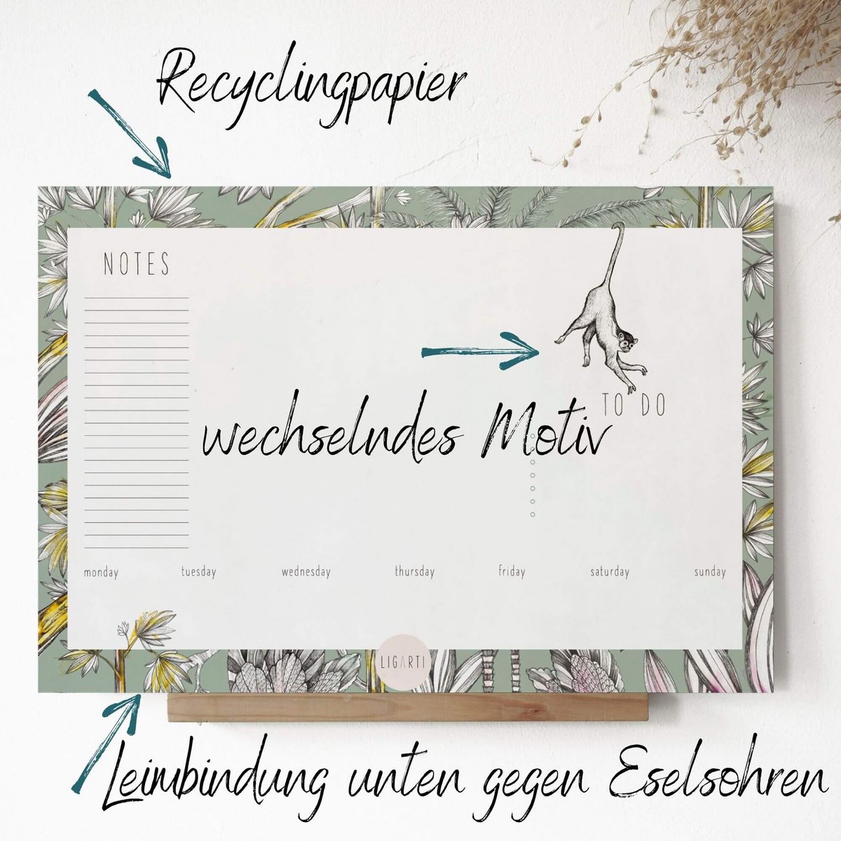 Schreibtischunterlage – Dschungel