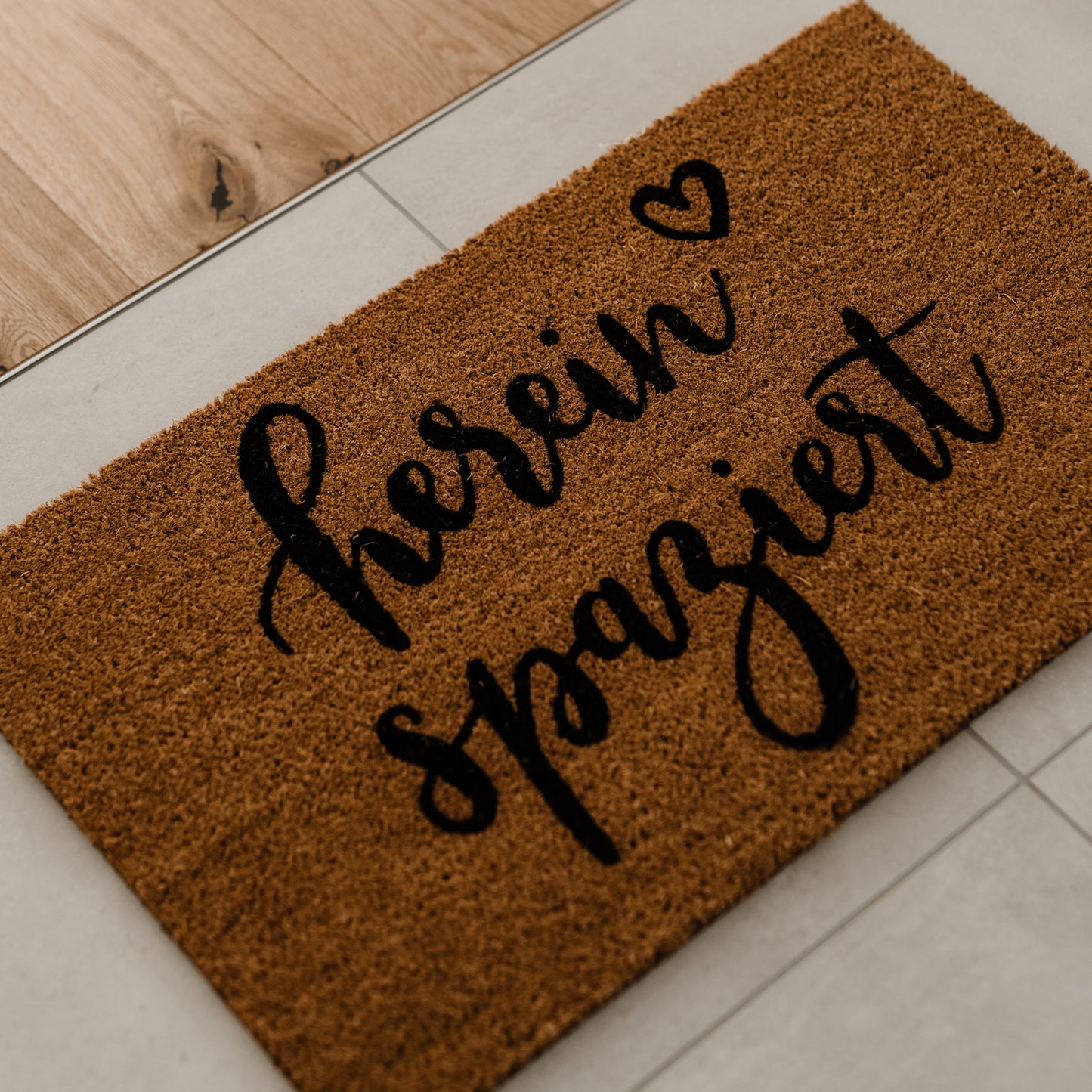 Kokos Fußmatte Hereinspaziert