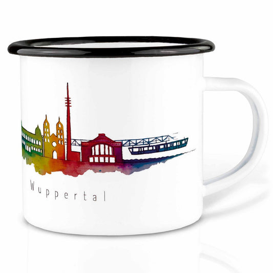 Emaille Tasse – Wuppertal