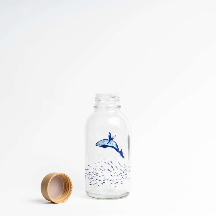 OCEAN LOVER 0,4 l Glasflasche