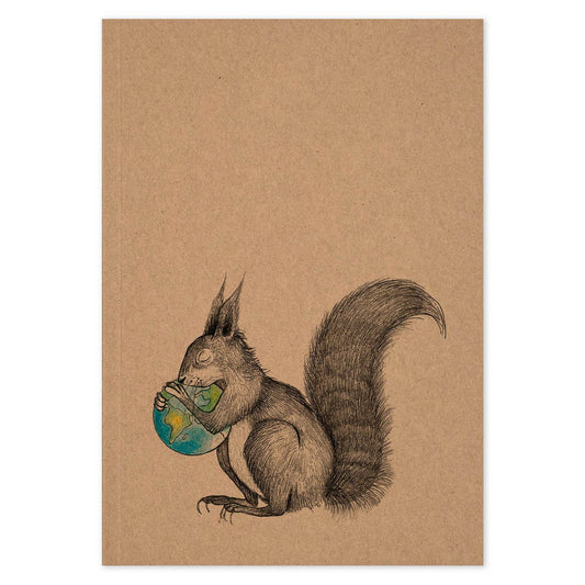 Notizbuch - Eichhörnchen Welt