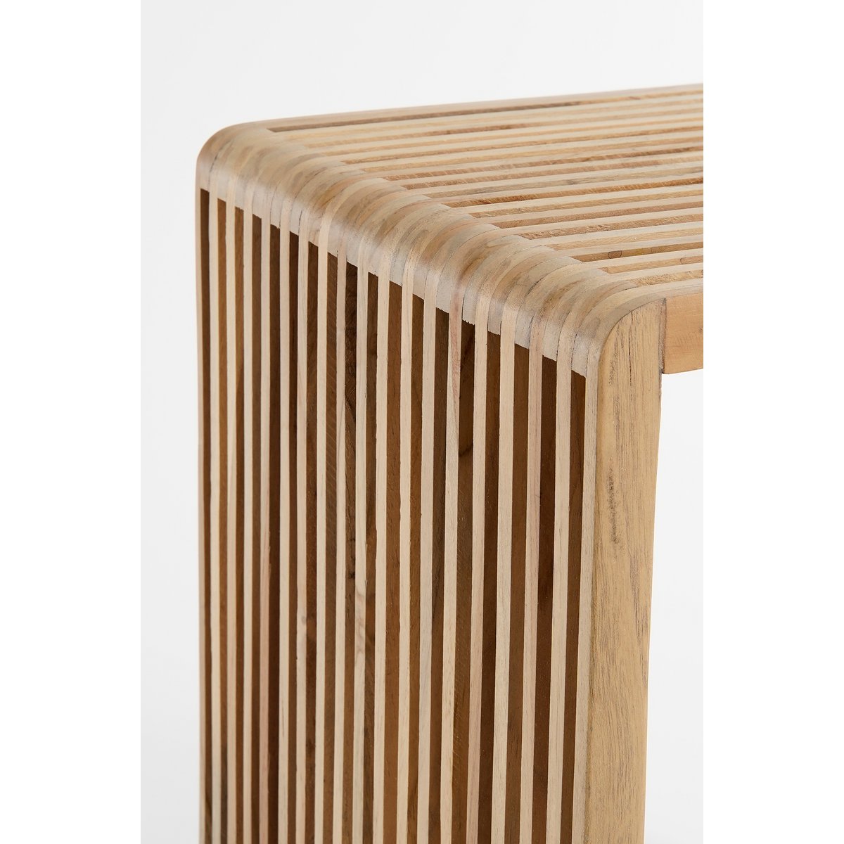 Yonker Beistelltisch – 3er-Set – L44 x B34 x H50 cm – recyceltes Holz – Braun