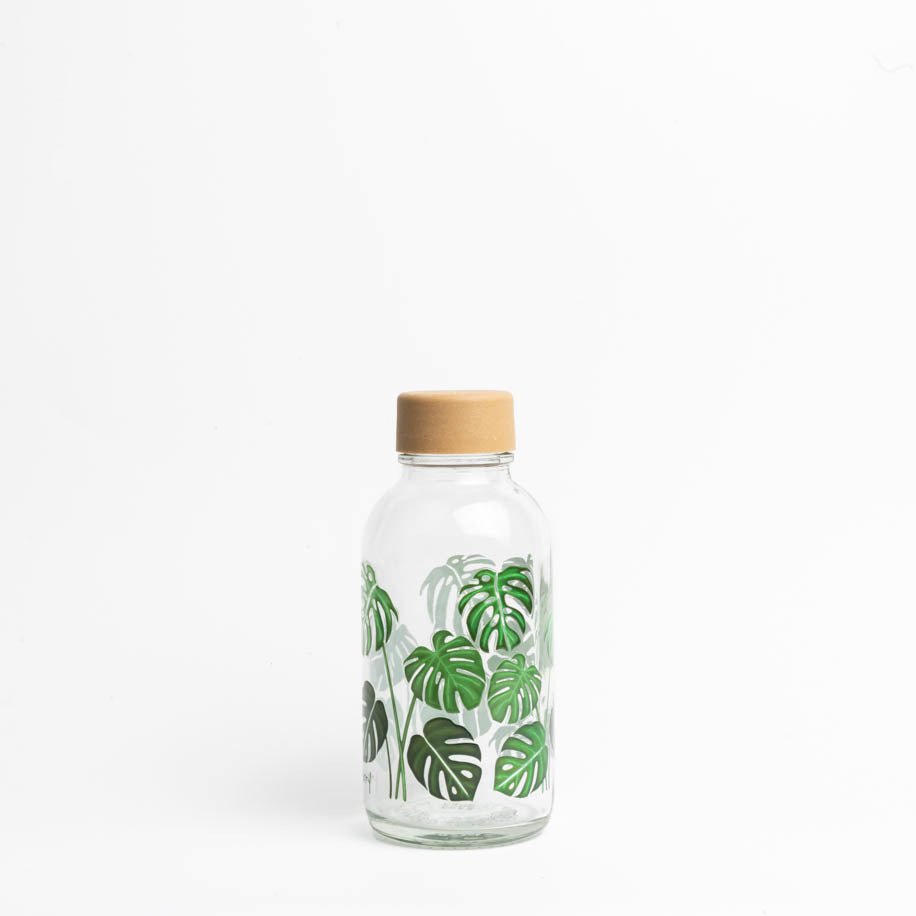 GREEN LIVING 0,4 l Glasflasche