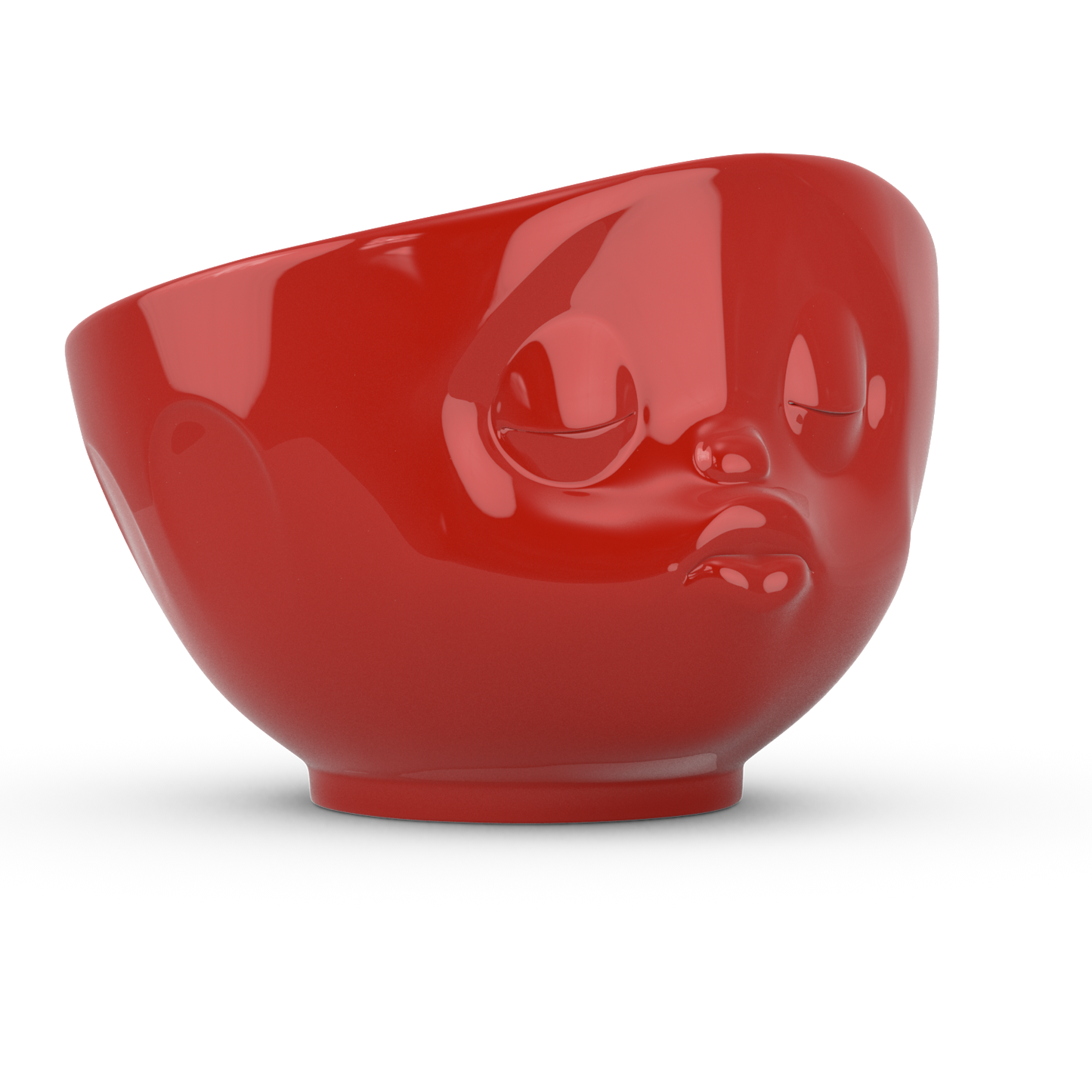 Schale "Küssend" aussen Rot, 500ml