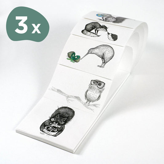 Notizblock – All Stars – 3er-Set