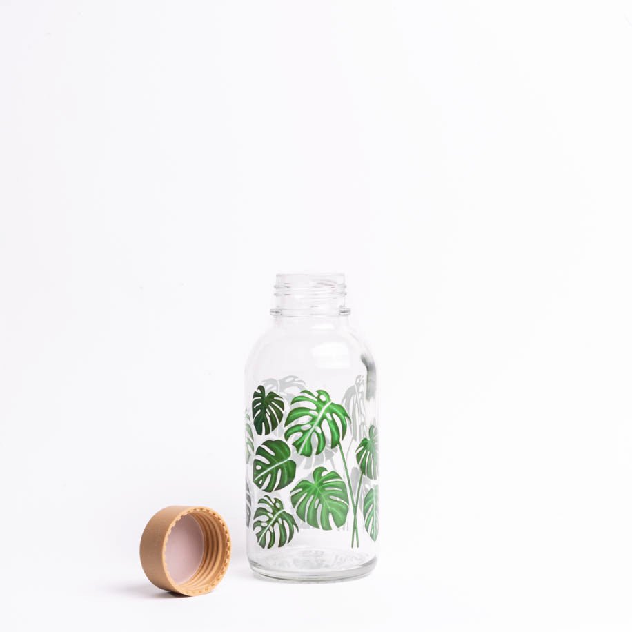 GREEN LIVING 0,4 l Glasflasche