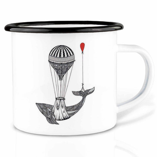 Emaille Tasse – Waltransport